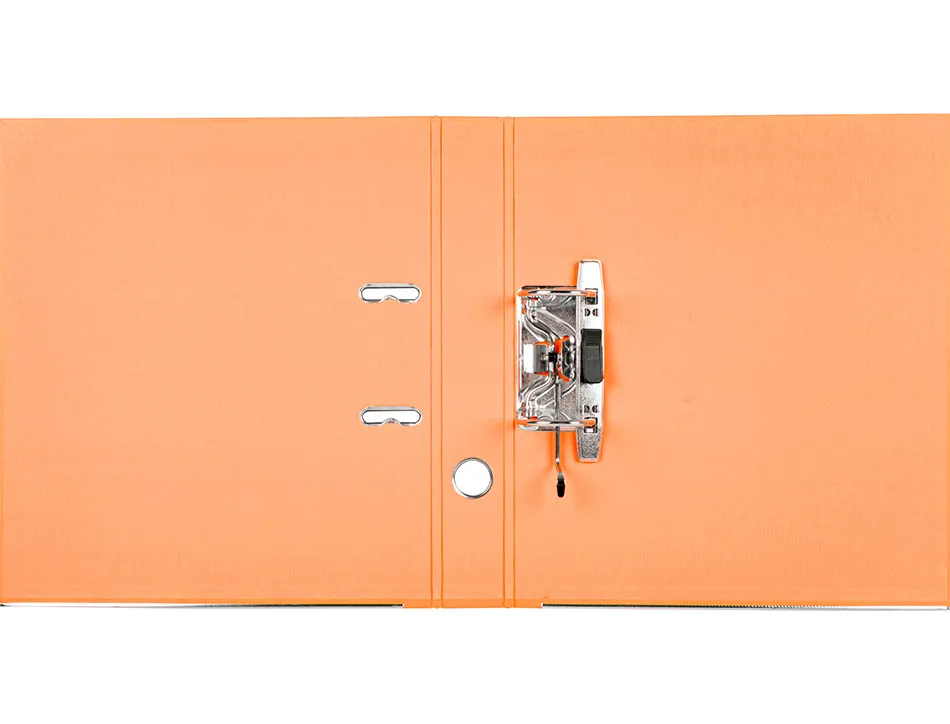 Classeur levier liderpapel a4 documenta carton rembordé 1,9mm dos 52mm rado métallique coloris orange