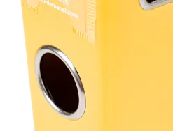 Classeur levier liderpapel a4 documenta carton rembordé 1,9mm dos 52mm rado métallique coloris jaune