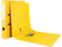 Classeur levier liderpapel a4 documenta carton rembordé 1,9mm dos 52mm rado métallique coloris jaune