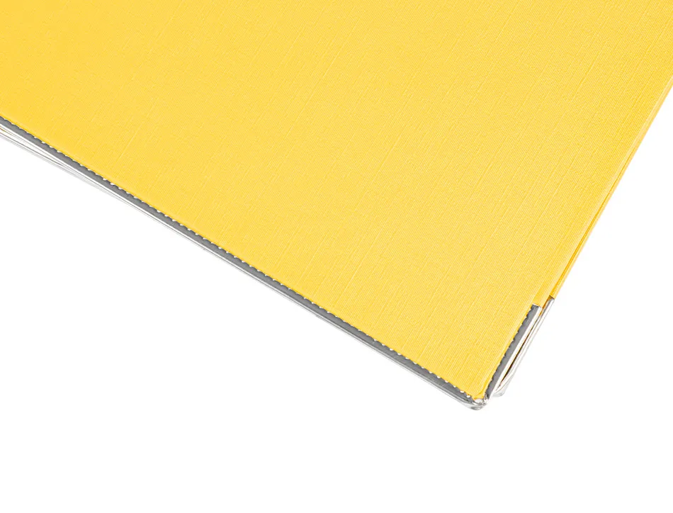 Classeur levier liderpapel a4 documenta carton rembordé 1,9mm dos 52mm rado métallique coloris jaune