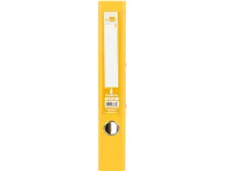 Classeur levier liderpapel a4 documenta carton rembordé 1,9mm dos 52mm rado métallique coloris jaune