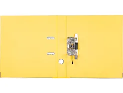 Classeur levier liderpapel a4 documenta carton rembordé 1,9mm dos 52mm rado métallique coloris jaune