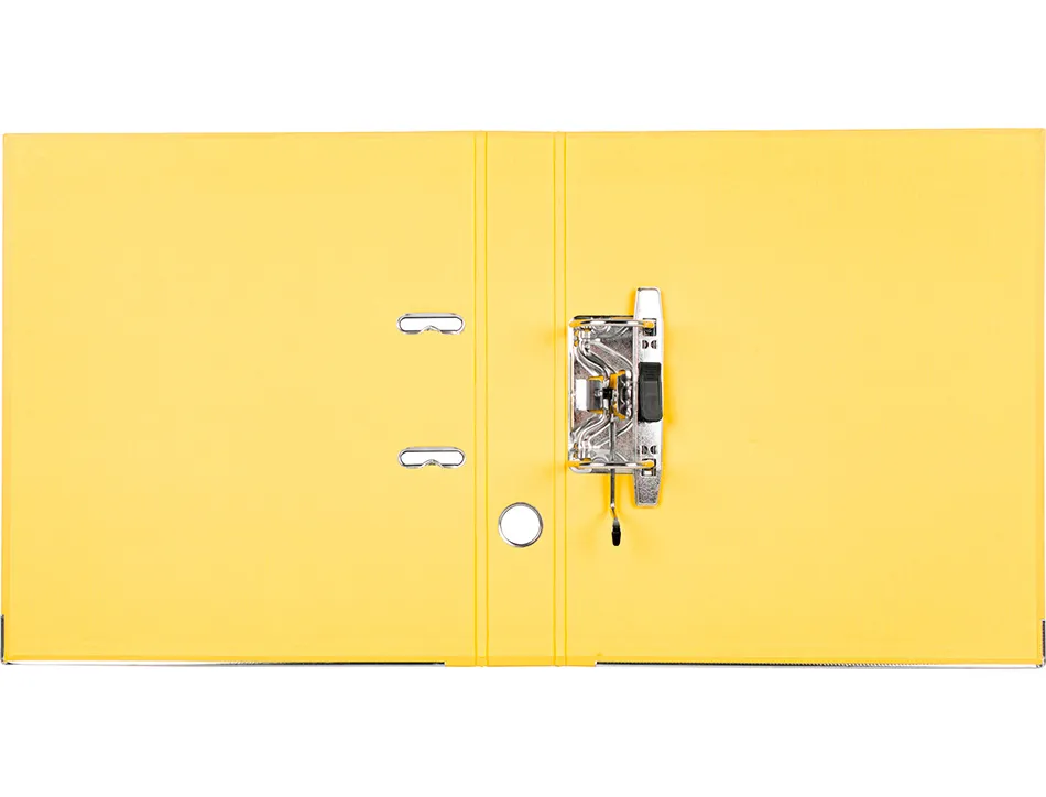 Classeur levier liderpapel a4 documenta carton rembordé 1,9mm dos 52mm rado métallique coloris jaune