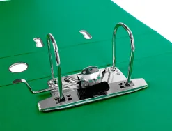 Classeur levier liderpapel a4 documenta carton rembordé 1,9mm dos 75mm rado métallique coloris vert