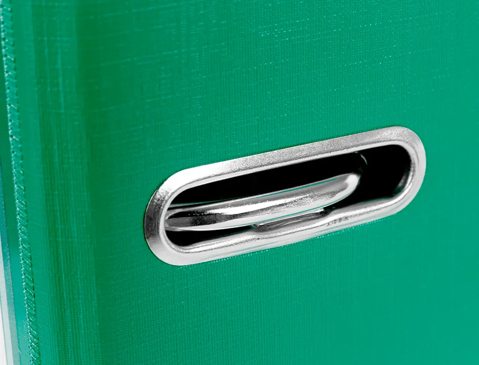Classeur levier liderpapel a4 documenta carton rembordé 1,9mm dos 75mm rado métallique coloris vert