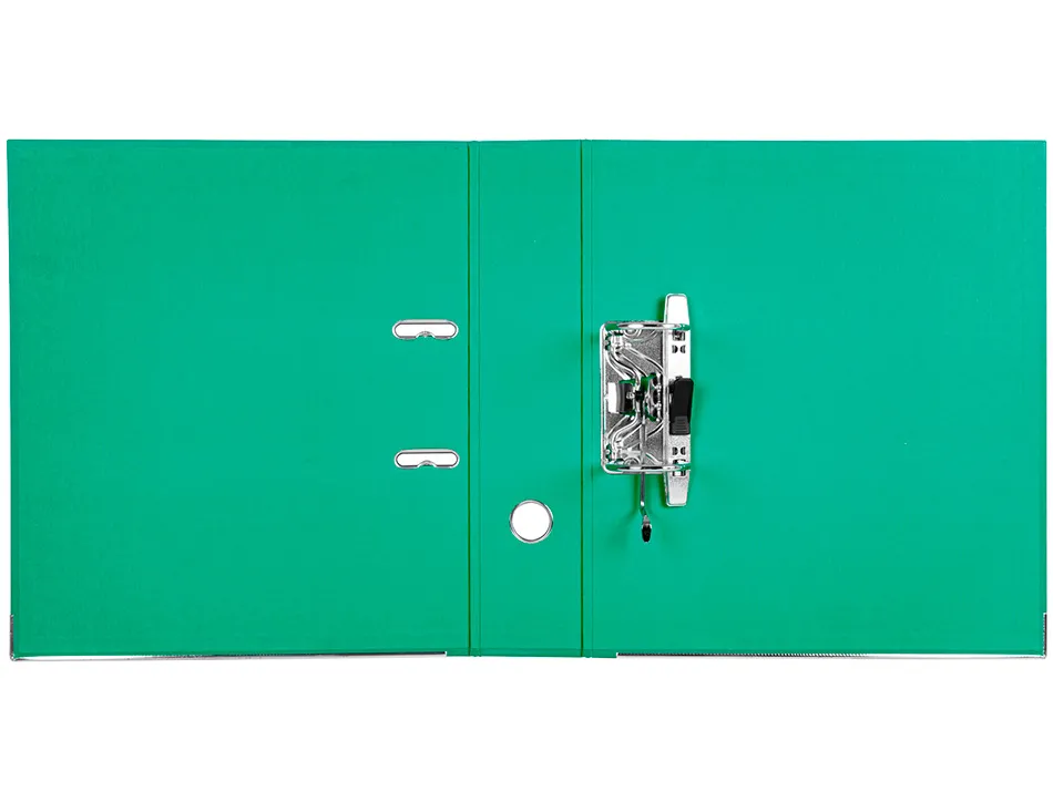 Classeur levier liderpapel a4 documenta carton rembordé 1,9mm dos 75mm rado métallique coloris vert