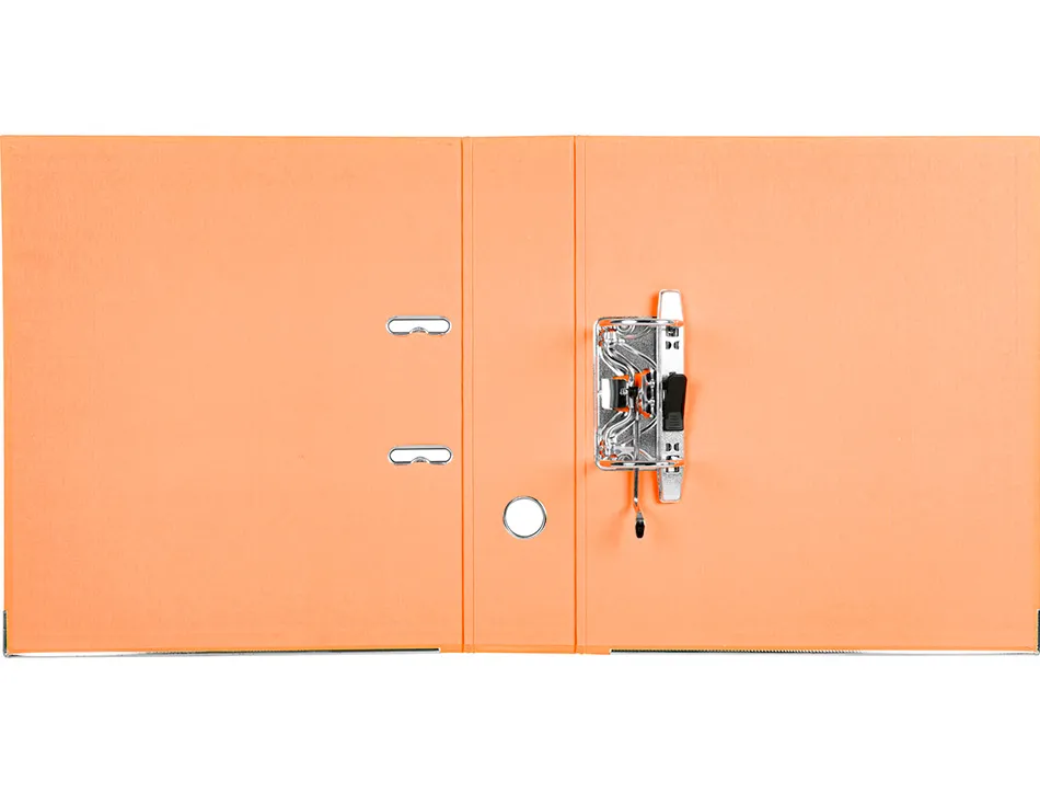 Classeur levier liderpapel a4 documenta carton rembordé 1,9mm dos 75mm rado métallique coloris orange