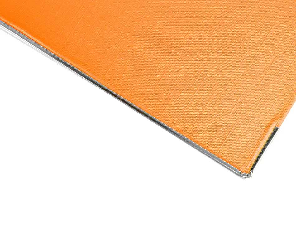 Classeur levier liderpapel a4 documenta carton rembordé 1,9mm dos 75mm rado métallique coloris orange