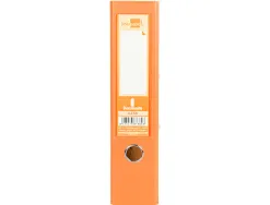 Classeur levier liderpapel a4 documenta carton rembordé 1,9mm dos 75mm rado métallique coloris orange