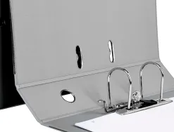 Classeur levier liderpapel documenta a4+ carton remborde dos 75mm rado metallique coloris gris
