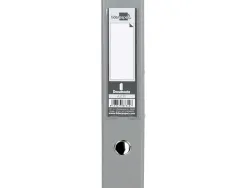 Classeur levier liderpapel documenta a4+ carton remborde dos 75mm rado metallique coloris gris
