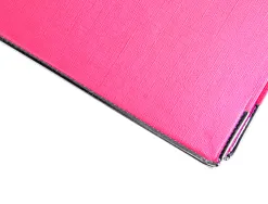Classeur levier liderpapel documenta a4+ carton remborde dos 75mm rado metallique coloris rose
