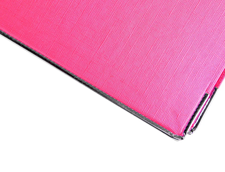 Classeur levier liderpapel documenta a4+ carton remborde dos 75mm rado metallique coloris rose