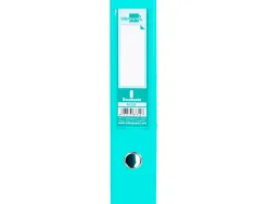 Classeur levier liderpapel documenta a4+ carton remborde dos 75mm rado metallique coloris vert clair