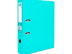 Classeur levier liderpapel documenta a4+ carton remborde dos 75mm rado metallique coloris vert clair