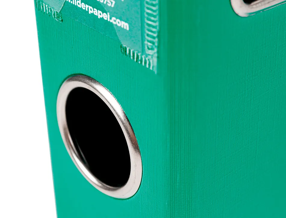 Classeur levier liderpapel a4 documenta carton rembordé 1,9mm dos 52mm rado métallique coloris vert