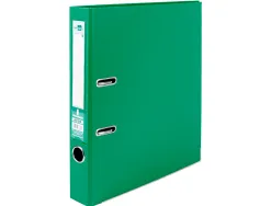 Classeur levier liderpapel a4 documenta carton rembordé 1,9mm dos 52mm rado métallique coloris vert