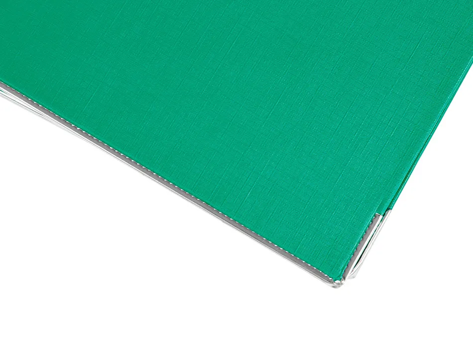 Classeur levier liderpapel a4 documenta carton rembordé 1,9mm dos 52mm rado métallique coloris vert