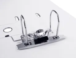 Classeur levier liderpapel a4 documenta carton rembordé pvc 1,9mm dos 75mm rado métallique coloris blanc