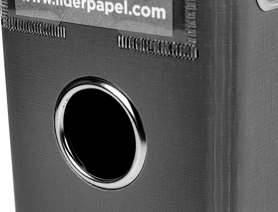 Classeur levier liderpapel a4 documenta carton rembordé 1,9mm dos 75mm rado métallique coloris noir