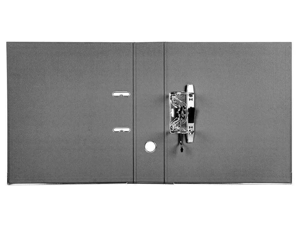 Classeur levier liderpapel a4 documenta carton rembordé 1,9mm dos 75mm rado métallique coloris noir