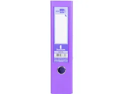 Classeur levier liderpapel a4 documenta carton rembordé 1,9mm dos 75mm rado métallique coloris lilas