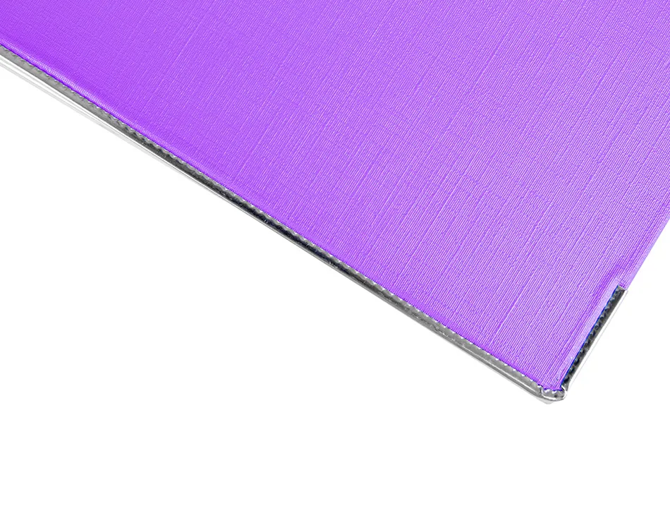 Classeur levier liderpapel a4 documenta carton rembordé 1,9mm dos 75mm rado métallique coloris lilas
