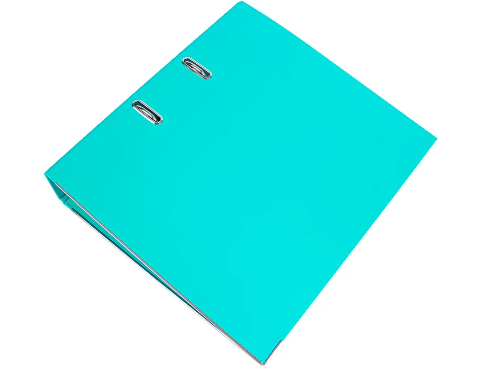 Classeur levier liderpapel a4 documenta carton rembordé 1,9mm dos 75mm rado métallique coloris vert clair