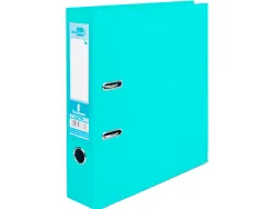 Classeur levier liderpapel a4 documenta carton rembordé 1,9mm dos 75mm rado métallique coloris vert clair