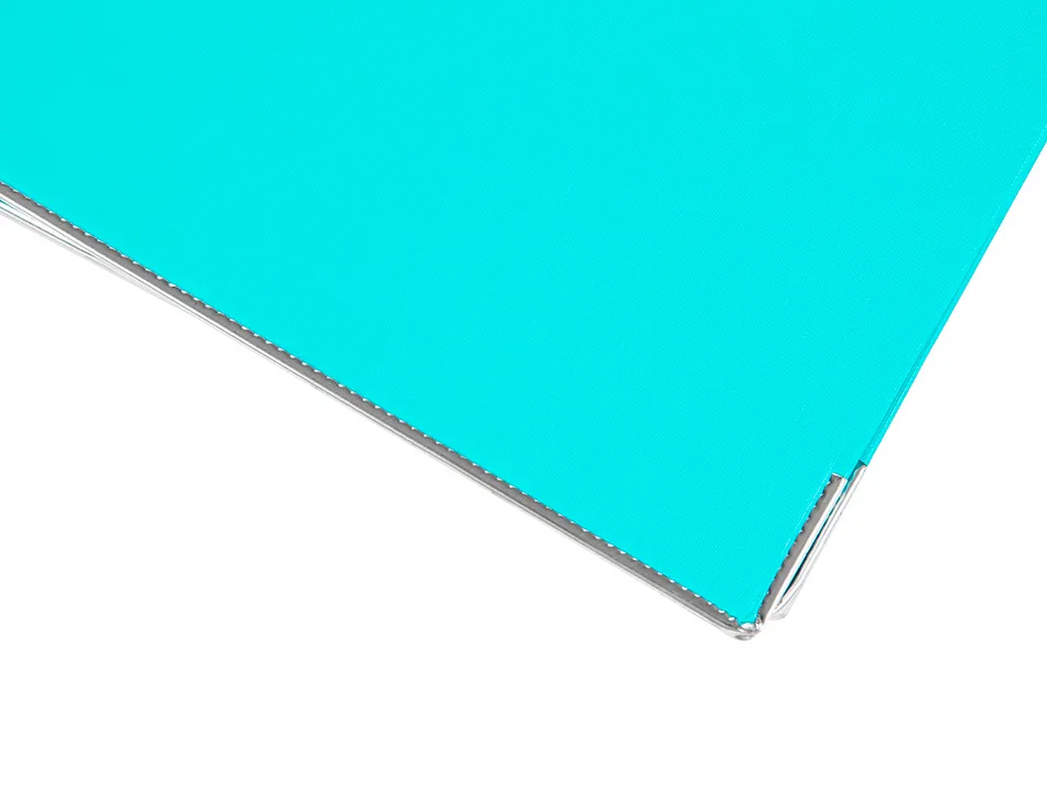 Classeur levier liderpapel a4 documenta carton rembordé 1,9mm dos 75mm rado métallique coloris vert clair