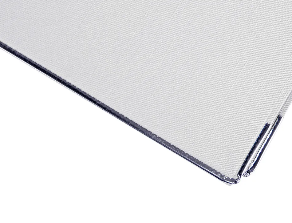 Classeur levier liderpapel documenta a4+ carton remborde dos 75mm rado metallique coloris blanc