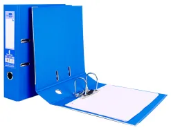 Classeur levier liderpapel a4 documenta carton rembordé 1,9mm dos 75mm rado métallique coloris bleu