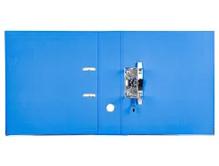 Classeur levier liderpapel a4 documenta carton rembordé 1,9mm dos 75mm rado métallique coloris bleu