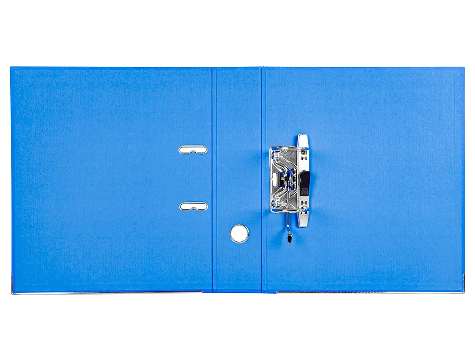 Classeur levier liderpapel a4 documenta carton rembordé 1,9mm dos 75mm rado métallique coloris bleu