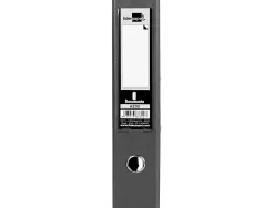 Classeur levier liderpapel documenta a4+ carton remborde dos 75mm rado metallique coloris noir