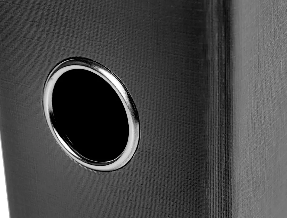 Classeur levier liderpapel documenta a4+ carton remborde dos 75mm rado metallique coloris noir