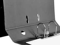Classeur levier liderpapel documenta a4+ carton remborde dos 75mm rado metallique coloris noir