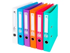 Classeur levier liderpapel a4 documenta carton rembordé 1,9mm dos 52mm rado métallique coloris assortis trending