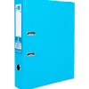Classeur levier liderpapel documenta a4+ carton remborde dos 75mm rado metallique coloris bleu ciel