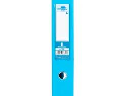 Classeur levier liderpapel documenta a4+ carton remborde dos 75mm rado metallique coloris bleu ciel