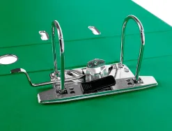 Classeur levier liderpapel documenta a4+ carton remborde dos 75mm rado metallique coloris vert