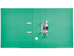 Classeur levier liderpapel documenta a4+ carton remborde dos 75mm rado metallique coloris vert