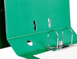 Classeur levier liderpapel documenta a4+ carton remborde dos 75mm rado metallique coloris vert