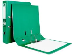 Classeur levier liderpapel documenta a4+ carton remborde dos 75mm rado metallique coloris vert