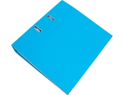 Classeur levier liderpapel a4 documenta carton rembordé 1,9mm dos 75mm rado métallique coloris bleu ciel