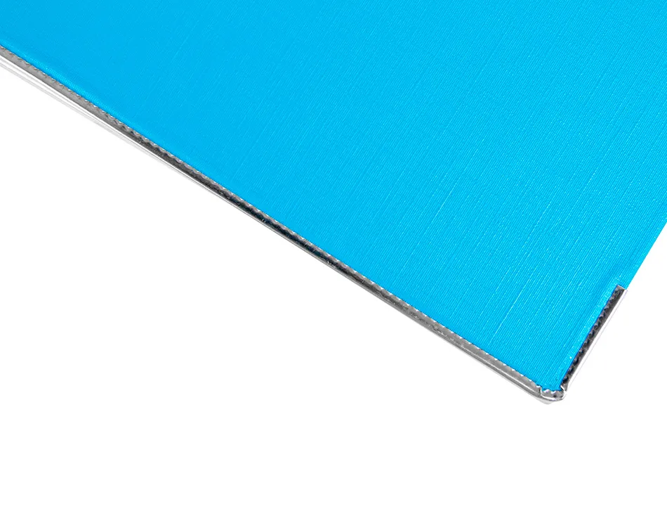 Classeur levier liderpapel a4 documenta carton rembordé 1,9mm dos 75mm rado métallique coloris bleu ciel