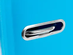 Classeur levier liderpapel a4 documenta carton rembordé 1,9mm dos 75mm rado métallique coloris bleu ciel
