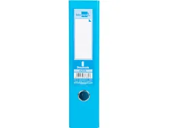 Classeur levier liderpapel a4 documenta carton rembordé 1,9mm dos 75mm rado métallique coloris bleu ciel