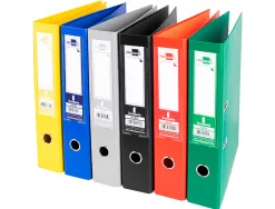 Classeur levier liderpapel documenta a4+ carton remborde dos 75mm rado metallique coloris assortis clasic