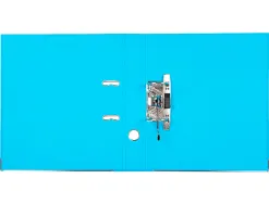 Classeur levier liderpapel a4 documenta carton rembordé 1,9mm dos 52mm rado métallique coloris bleu ciel